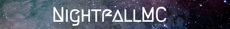 Nightfall banner Nightfall Minecraft server banner