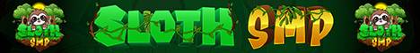 Sloth SMP banner Sloth SMP Minecraft server banner