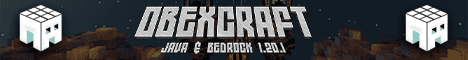 obexcraft banner obexcraft Minecraft server banner