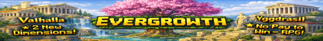 Evergrowth Yggdrasil banner Evergrowth Yggdrasil Minecraft server banner