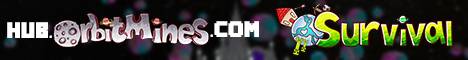 OrbitMines banner OrbitMines Minecraft server banner