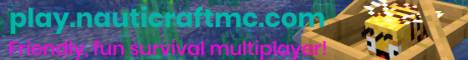 NautiCraft banner NautiCraft Minecraft server banner