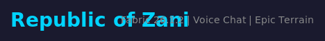 RepublicOfZani banner RepublicOfZani Minecraft server banner