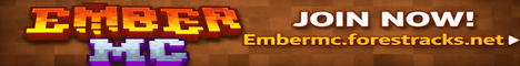 EmberMC banner EmberMC Minecraft server banner