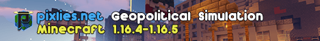 PixliesNet banner PixliesNet Minecraft server banner