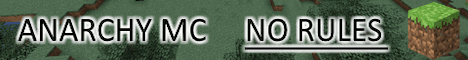 Anarchy MC banner Anarchy MC Minecraft server banner
