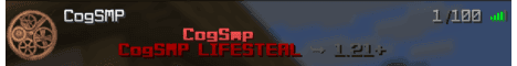 CogSMP banner CogSMP Minecraft server banner