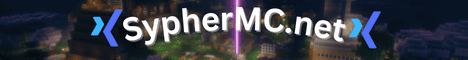 SypherMC banner SypherMC Minecraft server banner