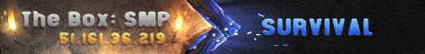 The Box SMP banner The Box SMP Minecraft server banner