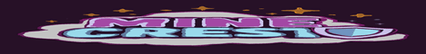 MineCrest banner MineCrest Minecraft server banner