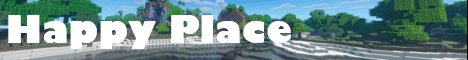 Happy Place banner Happy Place Minecraft server banner