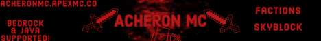 Acheron MC banner Acheron MC Minecraft server banner