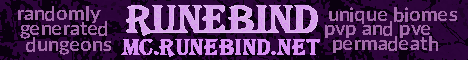 Runebind banner Runebind Minecraft server banner