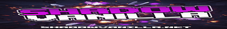 shadowvanilla banner shadowvanilla Minecraft server banner