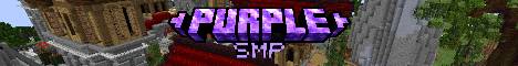 Purple SMP banner Purple SMP Minecraft server banner