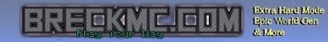 BreckMC Extra Hard Survival banner BreckMC Extra Hard Survival Minecraft server banner