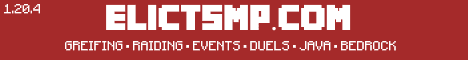 Elict banner Elict Minecraft server banner