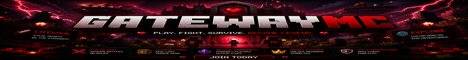 GatewayMC banner GatewayMC Minecraft server banner