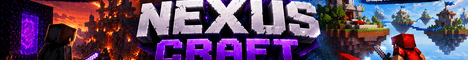NexusCraft banner NexusCraft Minecraft server banner