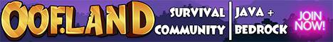 OOF.LAND banner OOF.LAND Minecraft server banner