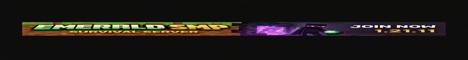 Emerald SMP banner Emerald SMP Minecraft server banner