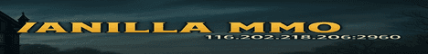 Cozy Vanilla MMO banner Cozy Vanilla MMO Minecraft server banner