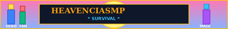 HeaveanSMP banner HeaveanSMP Minecraft server banner
