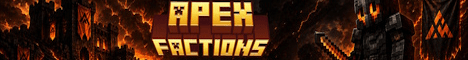 ApexFactions banner ApexFactions Minecraft server banner