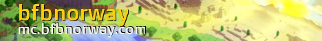 bfbnorway banner bfbnorway Minecraft server banner