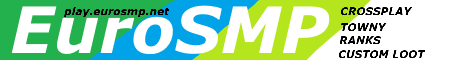 EuroSMP banner EuroSMP Minecraft server banner