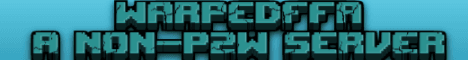 WarpedFFA banner WarpedFFA Minecraft server banner