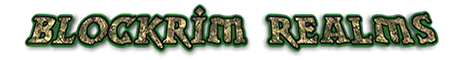 Blockrim Realms banner Blockrim Realms Minecraft server banner