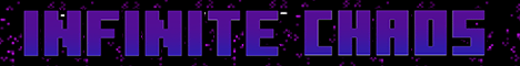 Infinite Chaos banner Infinite Chaos Minecraft server banner
