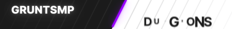 GruntSMP banner GruntSMP Minecraft server banner