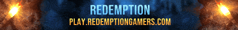 Redemption banner Redemption Minecraft server banner