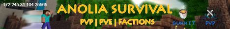 Anolia PVP/PVE & Arcade banner Anolia PVP/PVE & Arcade Minecraft server banner