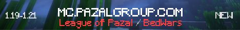 Pazal Network banner Pazal Network Minecraft server banner