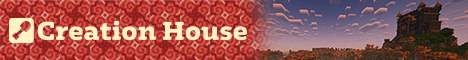 Creation House banner Creation House Minecraft server banner