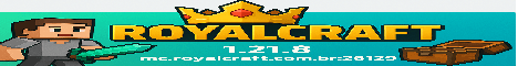 Royal Craft banner Royal Craft Minecraft server banner