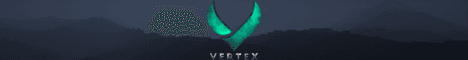 Vertex banner Vertex Minecraft server banner
