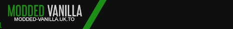 Modded Vanilla banner Modded Vanilla Minecraft server banner