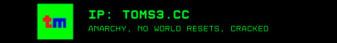 Toms3 Anarchy banner Toms3 Anarchy Minecraft server banner