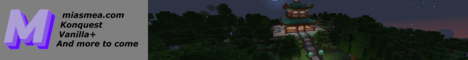 Miasmea Konquest banner Miasmea Konquest Minecraft server banner
