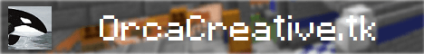 Orca Creative banner Orca Creative Minecraft server banner