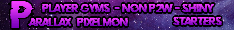 Parallax Pixelmon banner Parallax Pixelmon Minecraft server banner