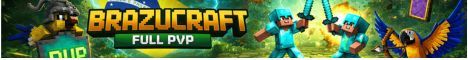 BrazuCraft banner BrazuCraft Minecraft server banner