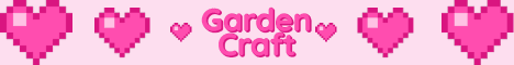 Garden Craft banner Garden Craft Minecraft server banner