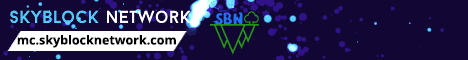 SkyBlock Network banner SkyBlock Network Minecraft server banner