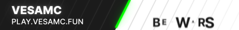 VesaMc banner VesaMc Minecraft server banner