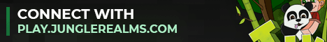 JungleRealms banner JungleRealms Minecraft server banner